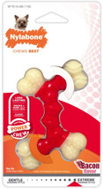 Nylabone Dura Chew Bacon Flavored Double Bone - Veterinarian Recommended Dental - £7.86 GBP+