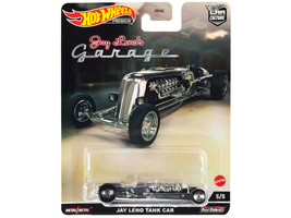 Jay Leno Tank Car Brushed Metal &quot;Jay Leno’s Garage&quot; Diecast Model Car by Hot Whe - £14.82 GBP