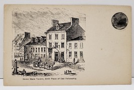 1903 I.O.O.F. 79th Convention Birthplace Baltimore Seven Stars Tavern Postcard - £23.72 GBP