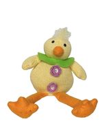 Yellow Easter Duck Knitted Bean Bag Spring Plush Stuffed Animal 12&quot; - $330.60 MXN