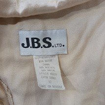JBS LTD Women’s Tan/Beige Rayon Blend 2-Button Blazer Jacket Size 12 image 3