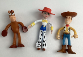 Disney Pixar Toy Story Bendable Bullseye Sheriff Woody Jessie 4&quot; Figures... - €33,81 EUR