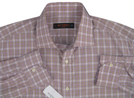 NEW $375 Etro Shirt! e 44  (Approx US XXL or 17.5)  *Italy*  Light Purple Plaid - £98.86 GBP