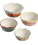 Pioneer Woman ~ Set of Four (4) Stoneware Measuring Cups ~ Rose Shadow - $38.10 CAD