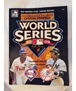 2009 World Series Official Program Phillies/Yankees MLB Insider&#39;s Club E... - £11.48 GBP