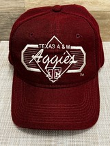 Texas A&amp;M Aggies Maroon Adjustable Strapback Hat Cap Top Of The World Fine Caps - £11.56 GBP