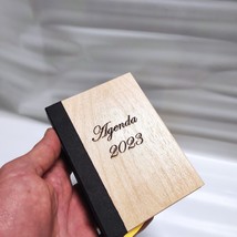 Agenda Perpetua IN Wood Customizable Mod. Nat2023 - £15.69 GBP