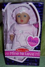 Melissa &amp; Doug Mine to Love Jenna 12&quot; Baby Doll New - £17.98 GBP