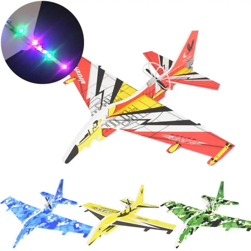 Play 1 Set Play&#39;s Mini Airplanes With USB Electric Hand Inertial Foam Toy Plane  - £23.18 GBP