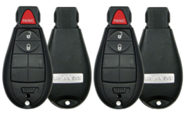 X2 GQ4-53T 2013-18 Dodge Ram 3 Button Fobik Key  Top Quality USA Seller - £33.24 GBP