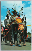 Postcard Native American Laguna Indian Dog Dancers - $7.30