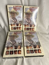 Lonesome Dove Set of 4 VHS Tapes-The Epic Western 1990&#39;s Series Part 1, 2, 3, 4 - £7.78 GBP