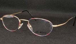 Vintage Astro Light 15 C3 Pale Gold /MULTICOLOR Unique Rare Eyeglasses 46-20-140 - £47.93 GBP