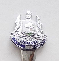 Collector Souvenir Spoon Scotland Glasgow Coat of Arms Stainless Chromium Plate - £12.04 GBP