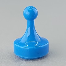 Clue Mrs. Peacock Blue Token Meeple Replacement Game Piece 1992 Plastic - £1.31 GBP