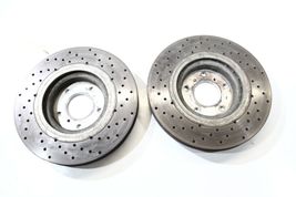 2003-2005 INFINITI G35 350Z RWD FRONT PAIR LEFT & RIGHT SIDE DRILLED ROTORS P819 image 8