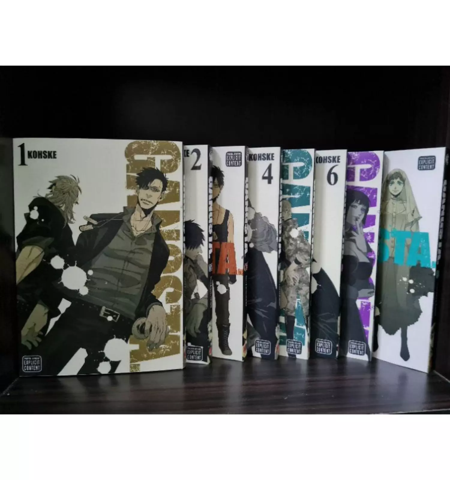 Gangsta English Manga Volume 1-8 Full Set Comic Book by Koshke-Express S... - $125.00
