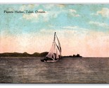 Sailboat in Papete Harbor Tahiti UNP Unused DB Postcard O16 - $6.88