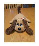 Pound puppies stuffed dog happy tails Plush not working 2007 paw prints - $8.60