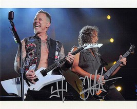 Metallica Signed Photo x2 - J. Hetfield, K. Hammett w/COA - £336.65 GBP