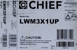 Chief LWM3X1UP Fusion Large Wall 3x1 Menu Board Hardware Mount - £811.09 GBP