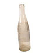 1945 Pepsi Cola Embossed Vertical Wave Clear Bottle 12 Ounces - $18.99