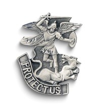 Pewter St. Michael PROTECT US Visor Clip - £11.57 GBP