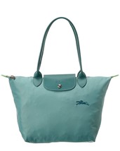 Longchamp Le Pliage Small Green Recycled Canvas Tote Shoulder Bag ~NIP~ Lagoon - £109.20 GBP
