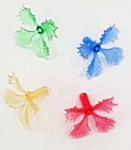 Two Ounces of Vintage Small Colorful Plastic Holly For Ceramics - £27.61 GBP