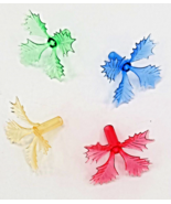 Two Ounces of Vintage Small Colorful Plastic Holly For Ceramics - £27.49 GBP