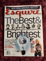 Esquire Magazine December 2002 Best And The Brightest People Profiles - £4.23 GBP