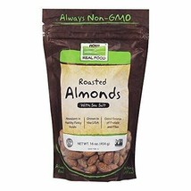 NOW Foods, Almonds, Roasted with Sea Salt, Source of Protein, Fiber and ... - $27.75