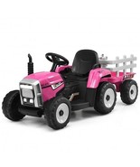12V Ride on Tractor with 3-Gear-Shift Ground Loader for Kids 3+ Years Ol... - $299.51 CAD