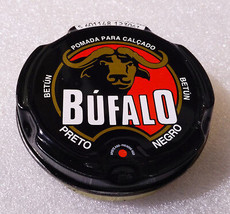 RARE Vintage Shoe Polish ✱ BUFALO BLACK ✱ Grease Tin Can Portugal Years 2000´s - £12.05 GBP