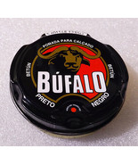 RARE Vintage Shoe Polish ✱ BUFALO BLACK ✱ Grease Tin Can Portugal Years ... - £11.42 GBP