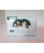 Dept 56 56849 Mickey Builds a Snowman Figurine North Pole New L131 - $516.48 MXN