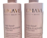 2 Pack Omave Scalp Repair Hair &amp; Scalp Rinse w/ Tea Tree Softness &amp; Shin... - £19.54 GBP