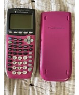 TI-84 Plus C Silver Edition Graphing Calculator Color Pink With Cover - ... - £31.06 GBP