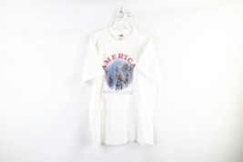Vintage Y2K Mens L 2001 September 11 World Trade Center Short Sleeve T-Shirt - £31.60 GBP