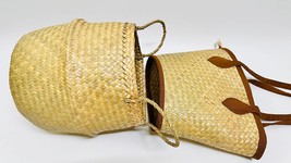 Set of 2 Seagrass handbags, Straw Bag, Rattan Bag, Boho Bag, handmade bag - £77.78 GBP