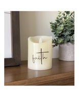 Flickering flameless wax candles.  Batteries included - $14.99