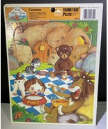 Vintage Little Golden Book Frame Tray Puzzle The Poky Little Puppy - £4.90 GBP