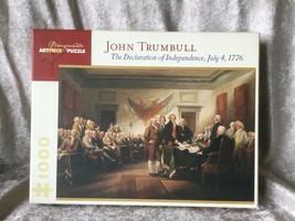 John Trumbull Puzzle Declaration Of Independence 1000 Pcs Complete - $18.39