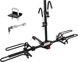 Maxxhaul 50930 Hitch Mount Bike Rack Platform Style 2-Bike Rack For Cars Trucks - $103.99