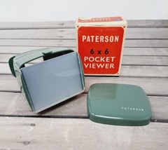 Paterson 6x6 Pocket Slide Viewer Collapsable w Box Made in UK Hunter Ser... - £9.05 GBP