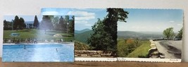 Set Lot 3 Vtg Antique Luray Virginia Skyline Drive Mimslyn Inn Hotel Pos... - $14.84