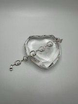 Vintage Sterling Silver Claddagh Ireland Made Bracelet 7.5” X 12mm - $90.29