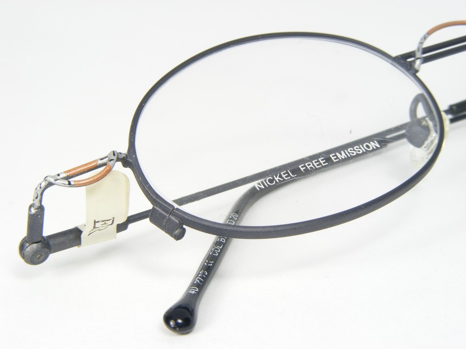 Vintage Four You 4U 2719 B1 MATT BLACK UNIQUE EYEGLASSES GLASSES 44-20-135mm Item image 4