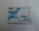 1997 Kawasaki Ninja ZX-6R Moto Propriétaires Manuel Eau Endommagé Délavé... - $11.94