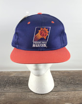 Phoenix Suns Snapback Baseball Hat Competitor Purple Orange Vintage Deadstock #1 - £27.43 GBP